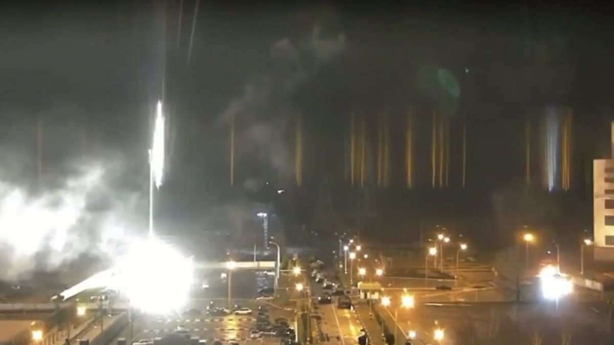 Пожар в АЕЦ "Запорожие"