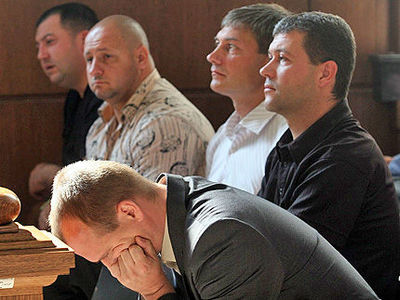 Полицаи по случая Чората