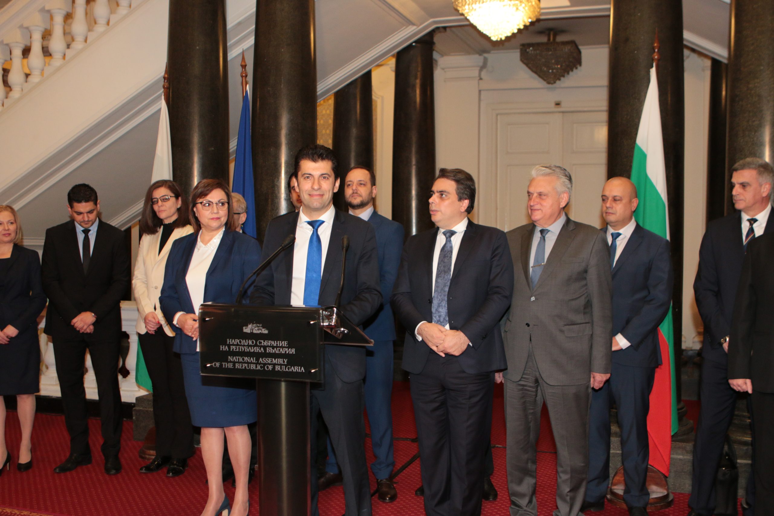 Представяне на нови министри в правителството на Кирил Петков