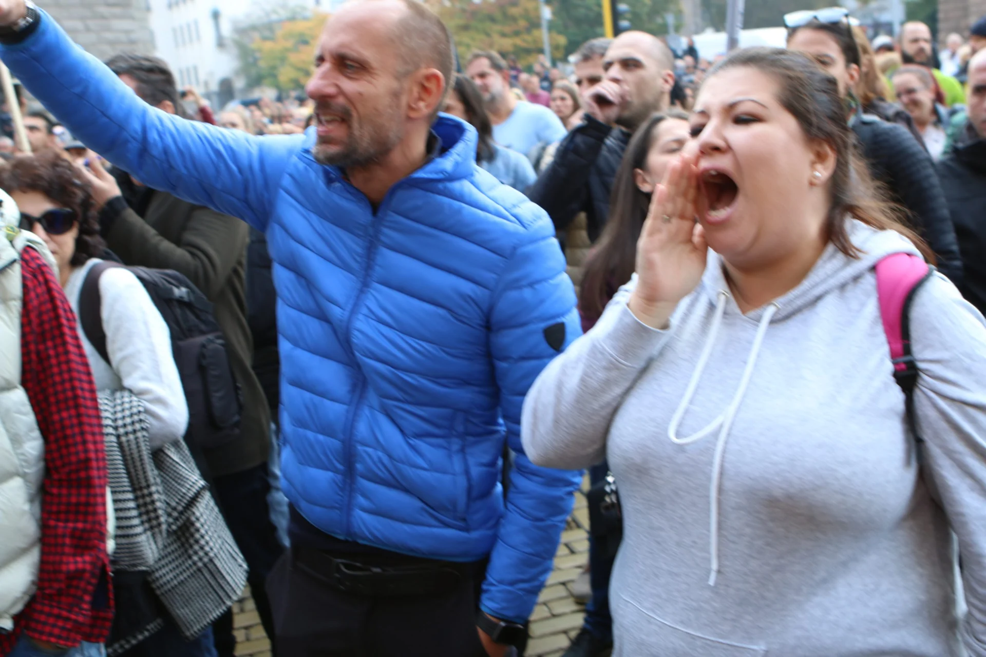 Протест срещу Валери Симеонов