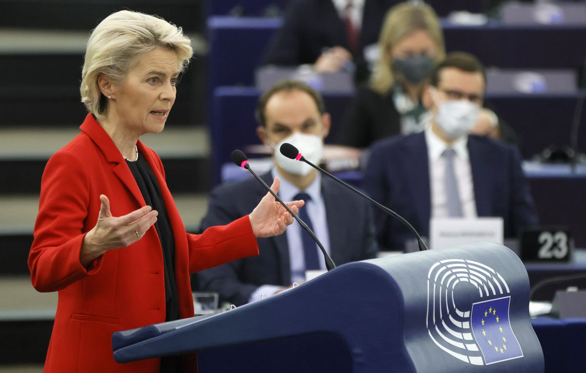 Урсула фон дер Лайен европарламент