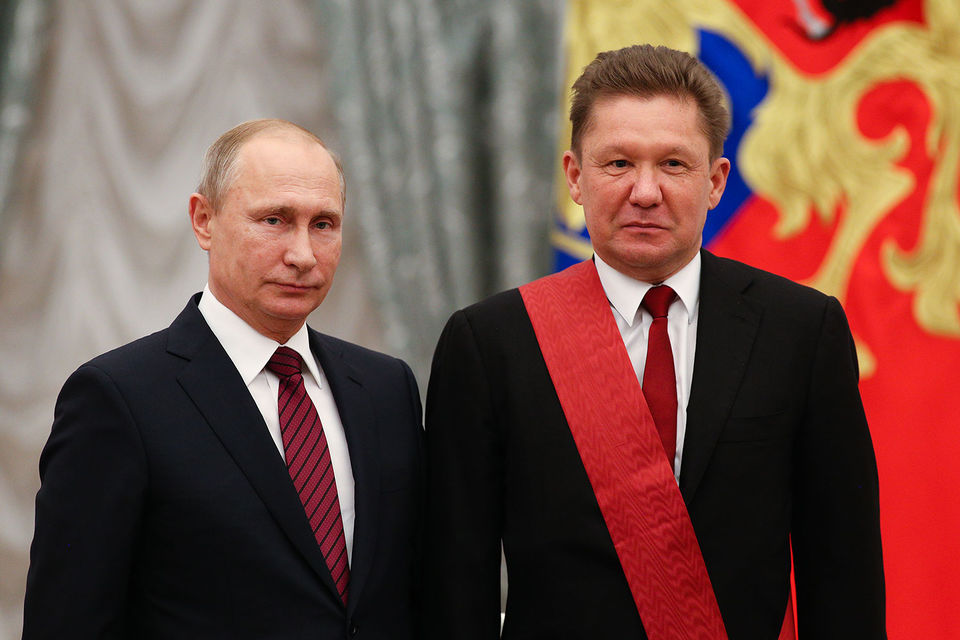 владимир путин алексей милер