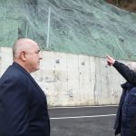 Борисов и Нанков инспектират укрепеното срутище на пътя за Рилския манастир