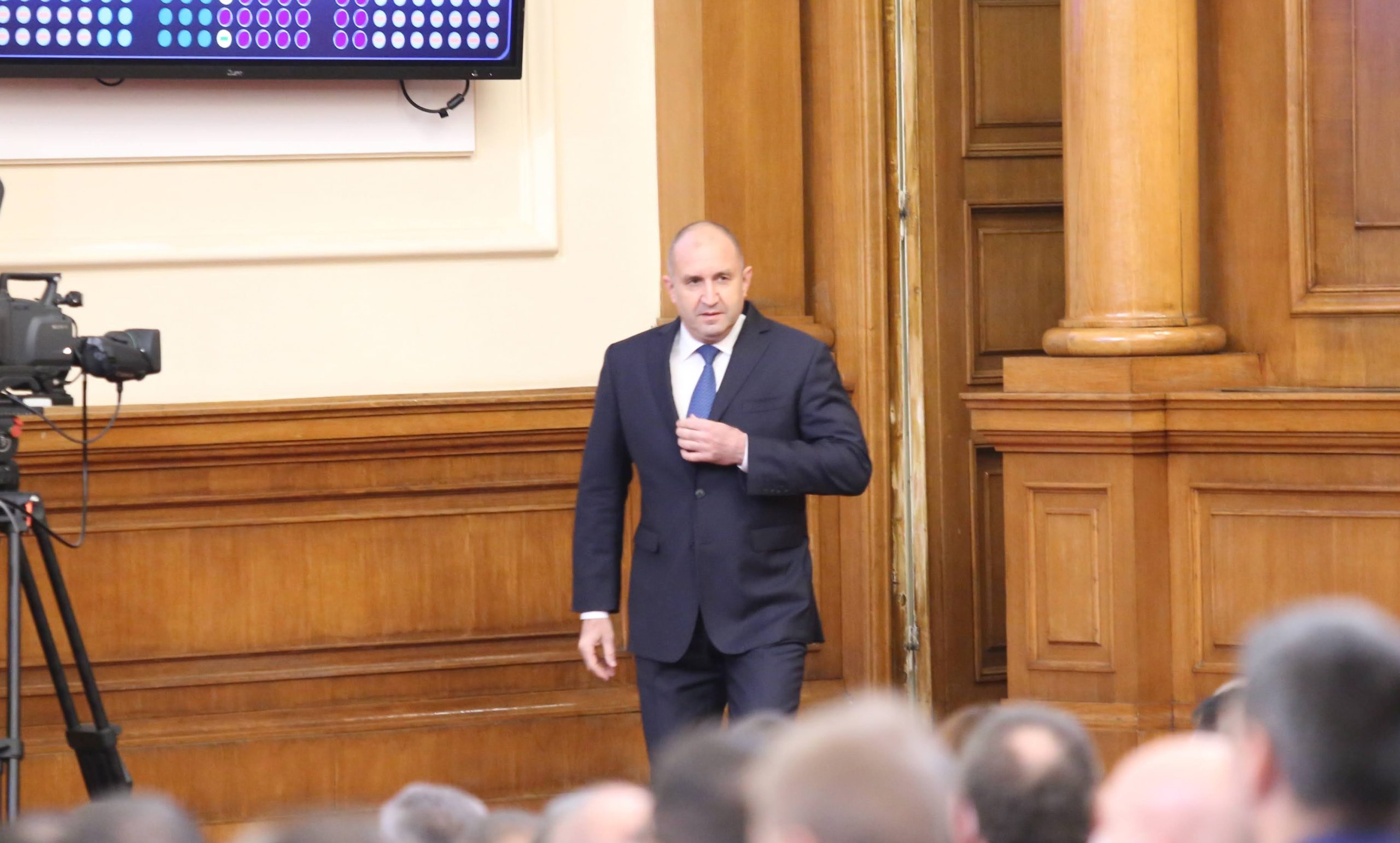 Парламент откриване на 47 - мото народно събрание Румен Радев