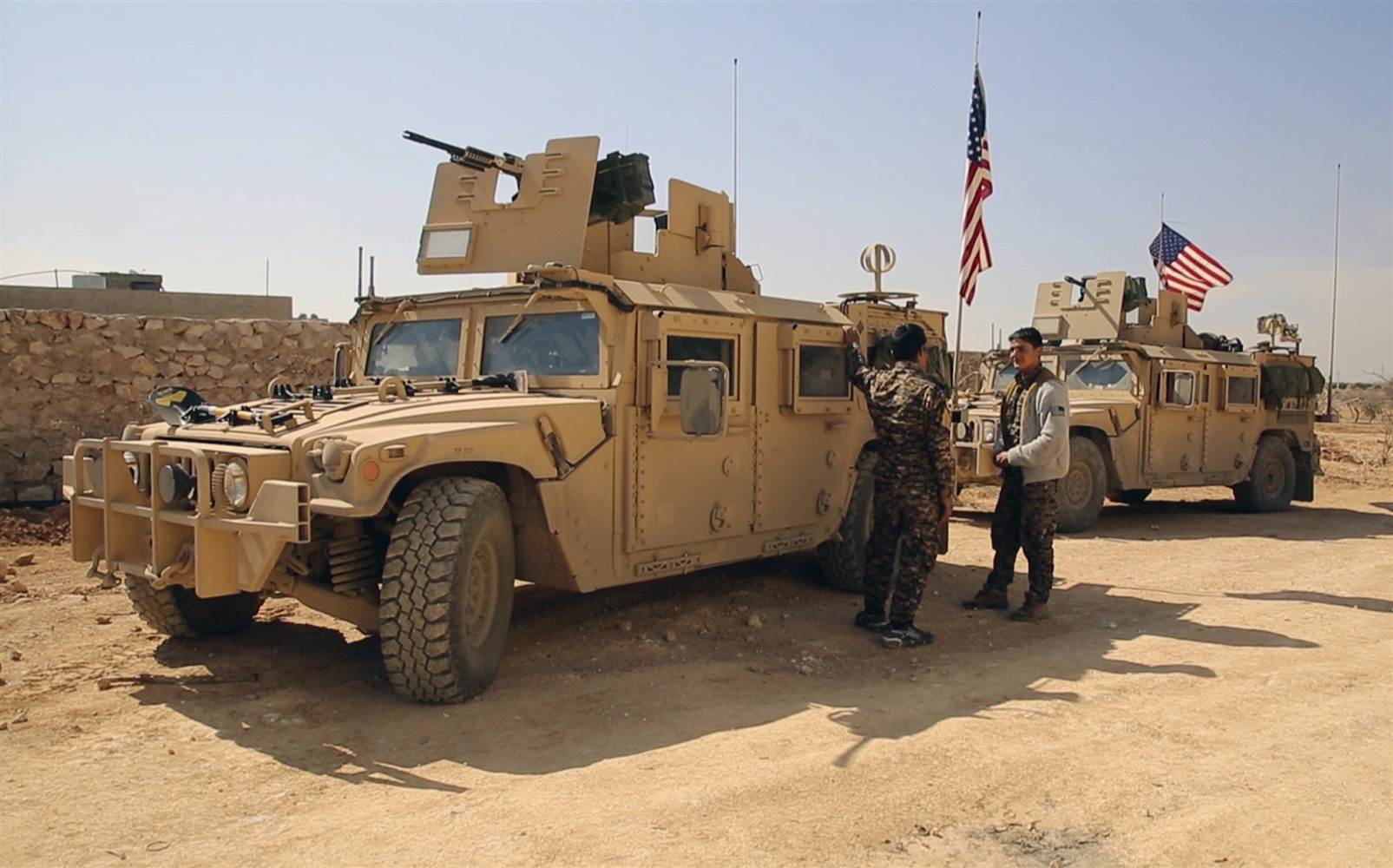американски сили военни сирия американци