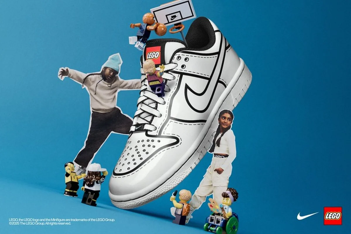 LEGO и Nike с обща колекция Nike Dunk от 1180 части и маратонки