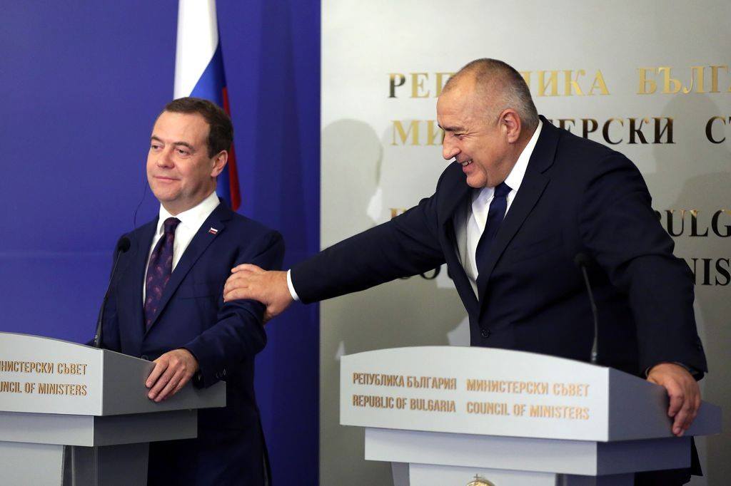 Дмитрий Медведен и Бойко Борисов