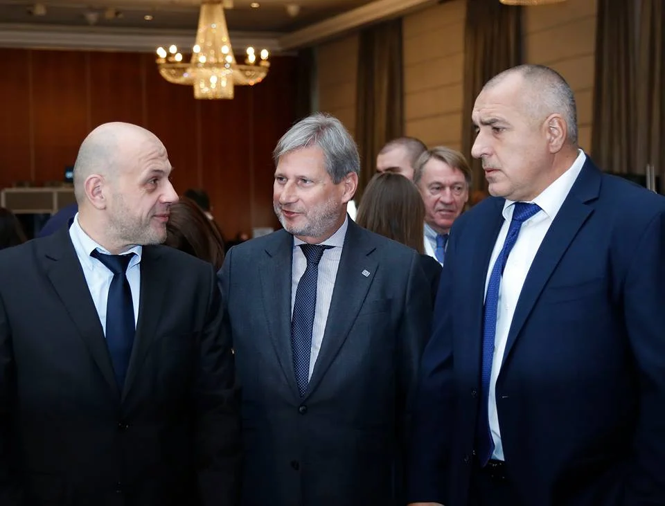 Томислав Дончев Йоханес Хан Бойко Борисов