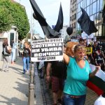 Протест на хората майки с деца с увреждания