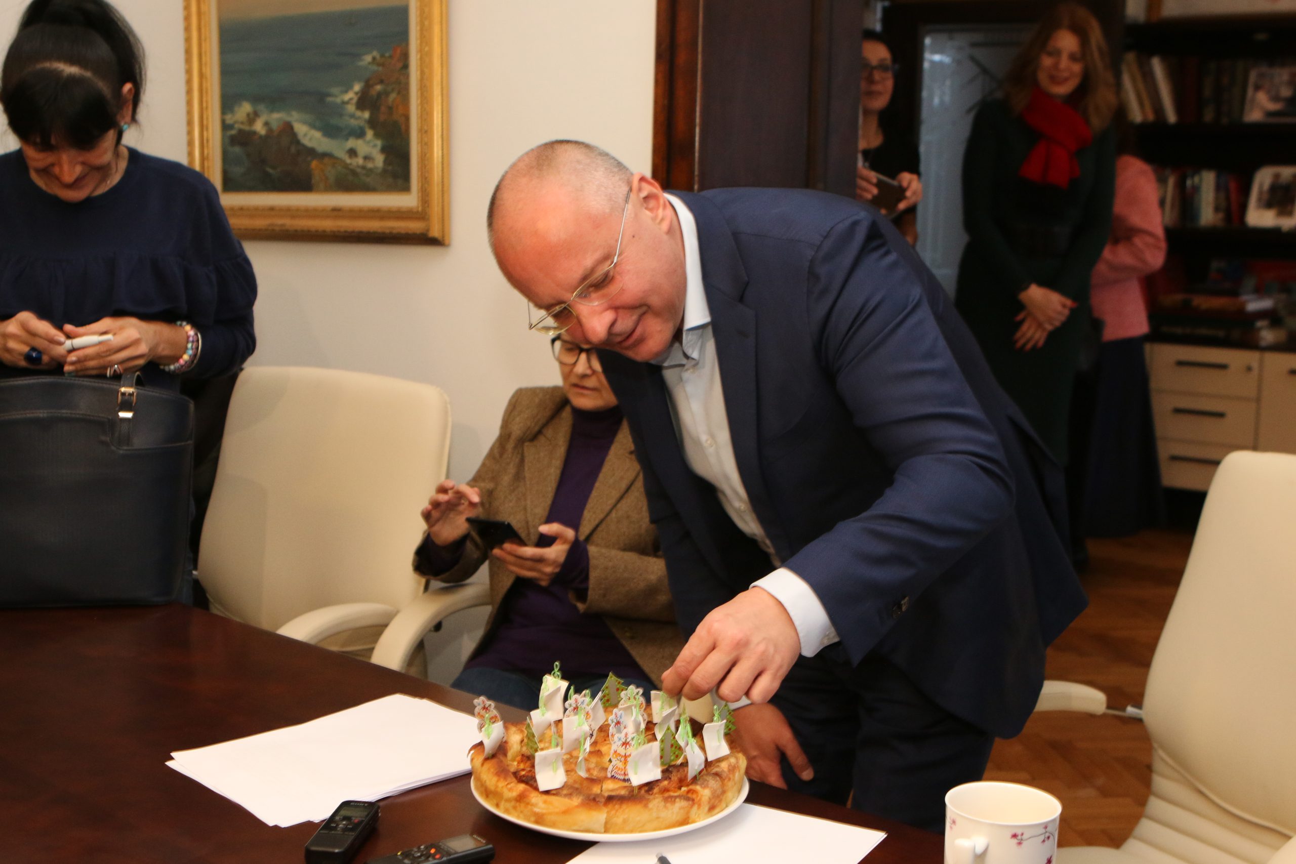 Сергей Станишев Баница с късмети