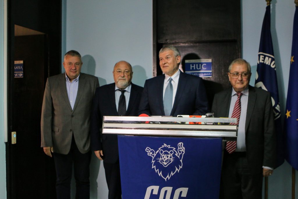 Пресконференция на СДС Александър Йорданов Румен Христов