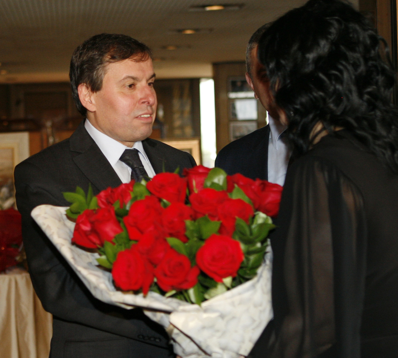 НДК 201219 години вестник "Банкеръ"Светослав Гаврийски - предс. на УС на Алианц Банк БългарияБистра Георгиева - гл. редактор на в-к "Банкеръ"