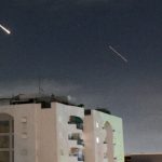 Иран изстреля балистични ракети срещу Израел, Израелската ПВО система "Железен купол" прехваща ракета