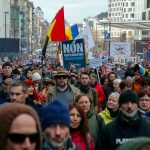 протест ваксини сертификати антиваксъри белгия брюксел