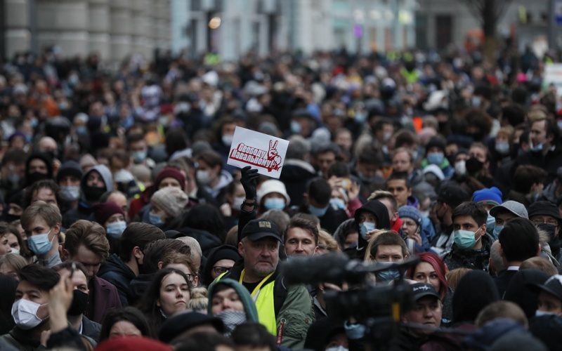протест в подкрепа на навални