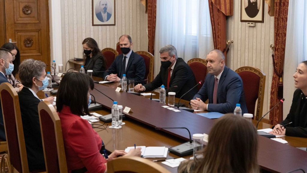 Румен Радев се срещна с Организацията за сигурност и сътрудничество в Европа (ОССЕ)