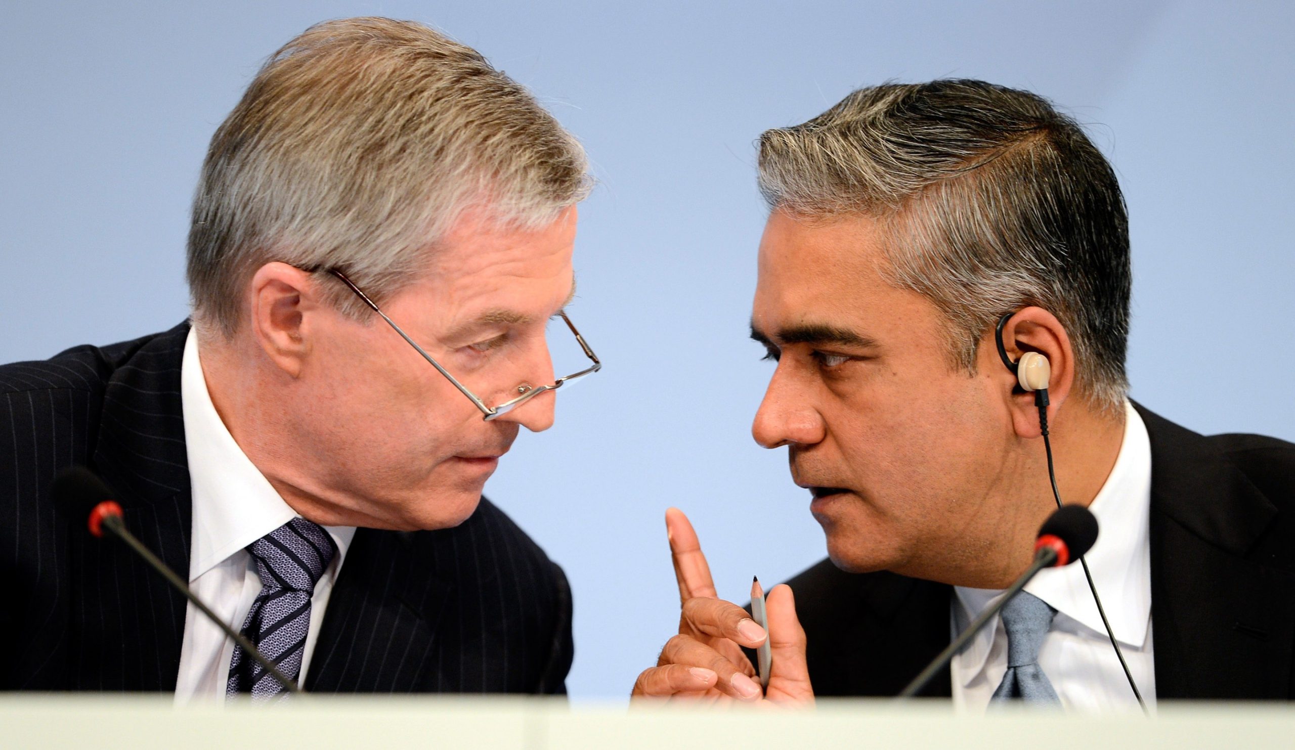 Anshu Jain and Juergen Fitschen