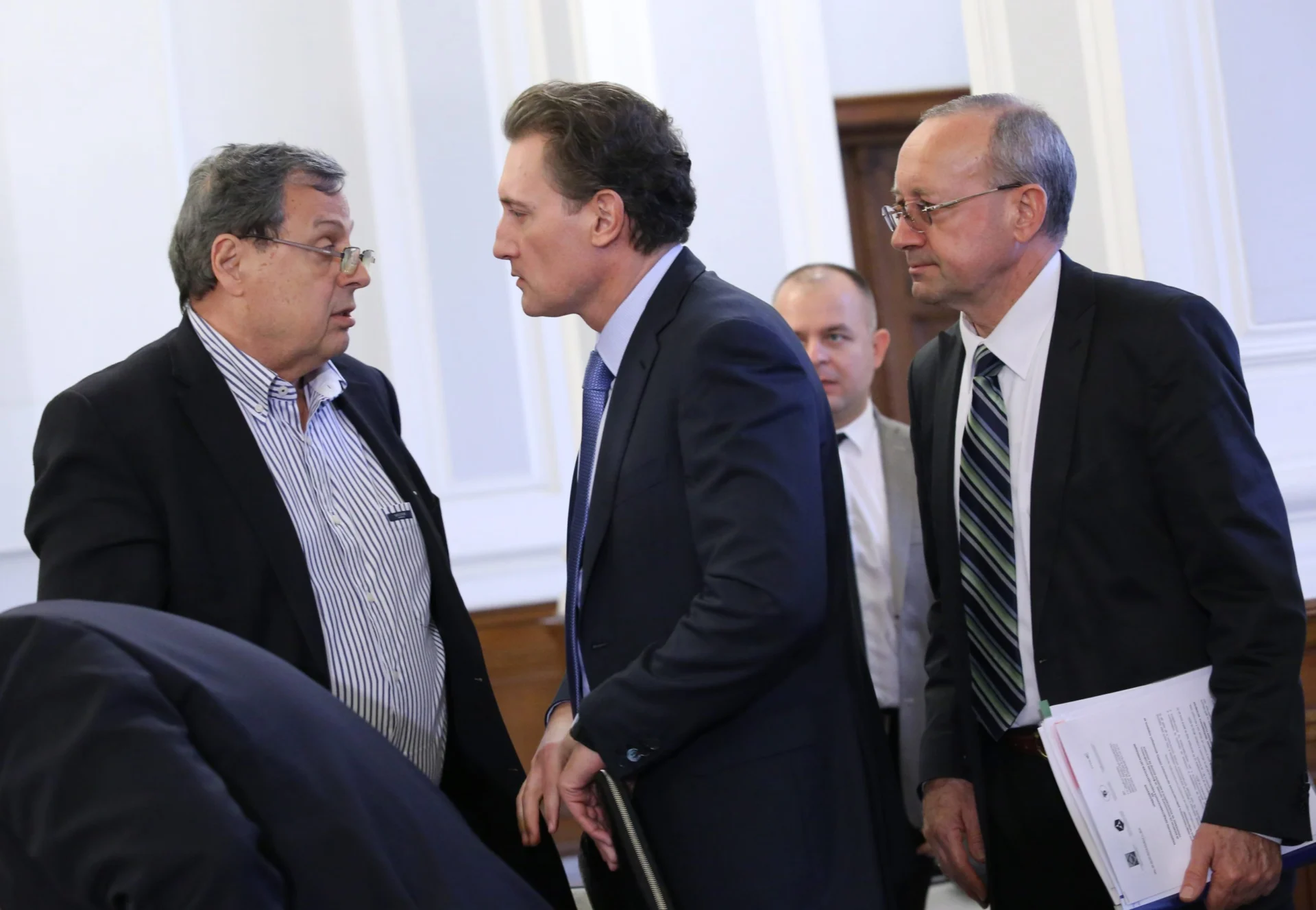 Министерски съвет - Съвет за тристранно сътрудничество Божидар Данев БСК Кирил Домусчиев КРИБ Цветан Симеонов БТПП