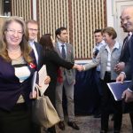 зам. министърът на туризма Ирена Георгиева представи инициативата „България посреща вкусовете на света“ в Централния военен клуб в София.