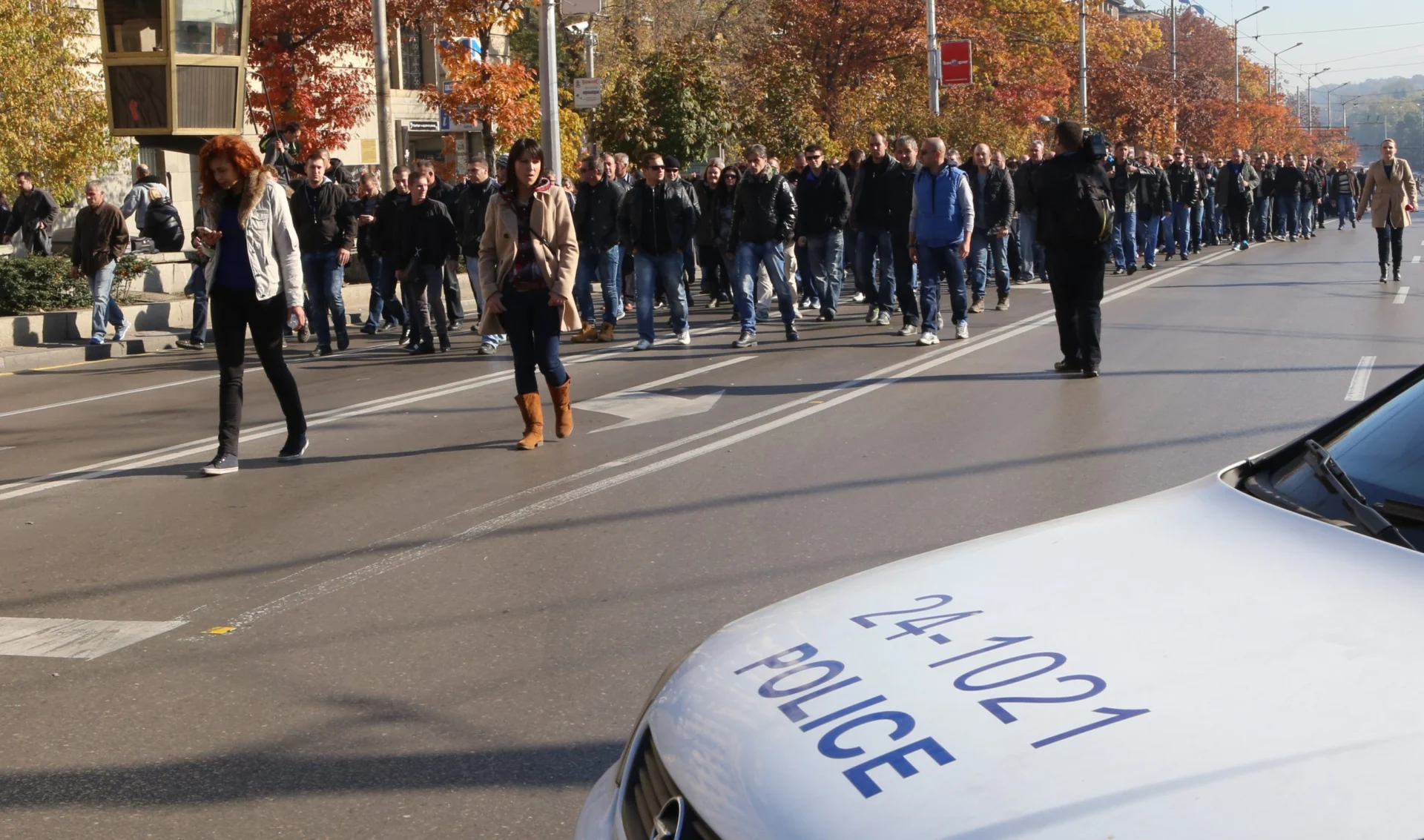 Протест на полицаи