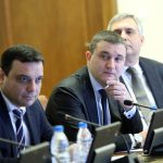 Министерски съвет Йвайло Московски - мин. на транспорта Владислав Горанов - мин. на фин.