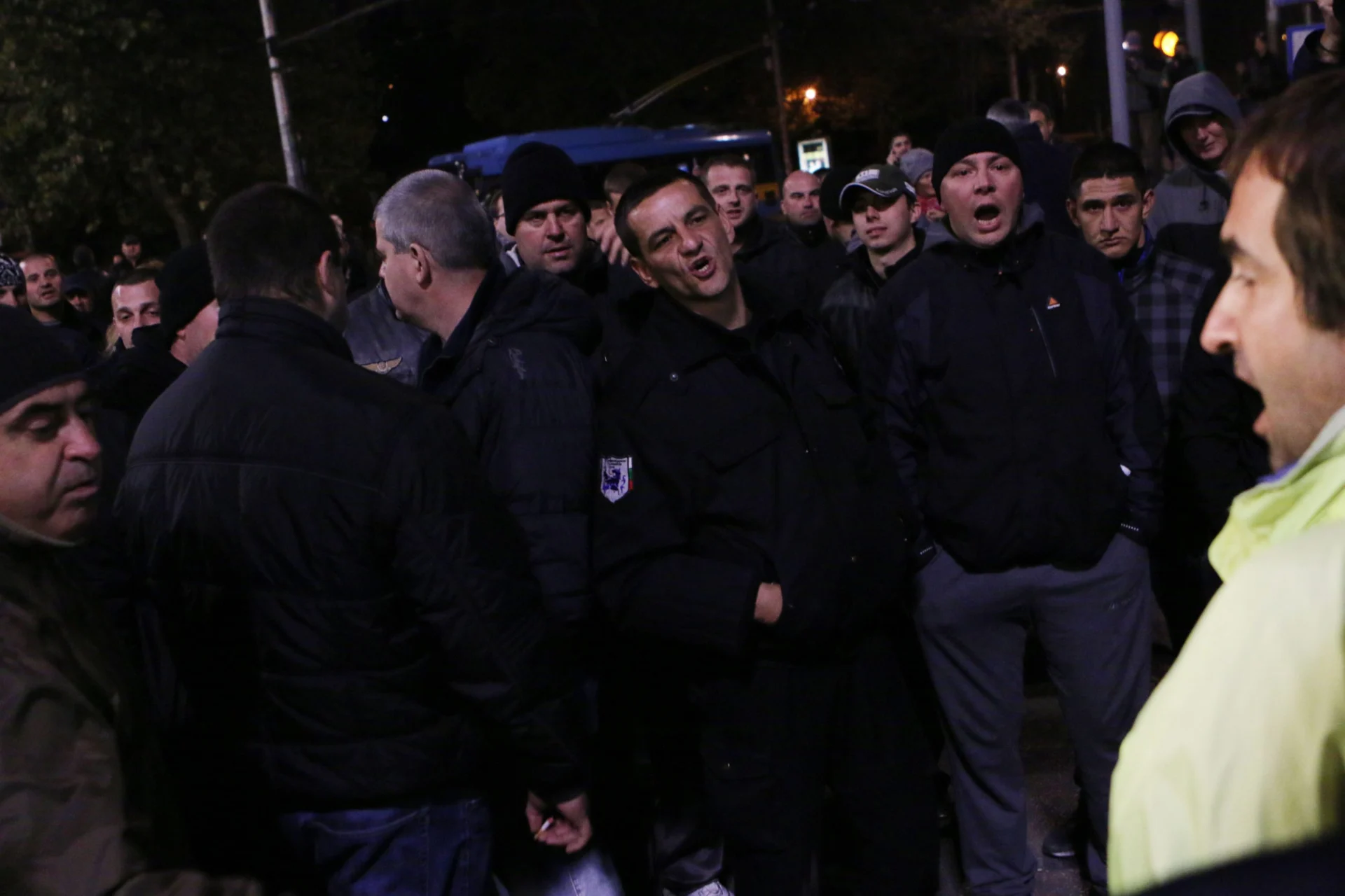 протест полицаи