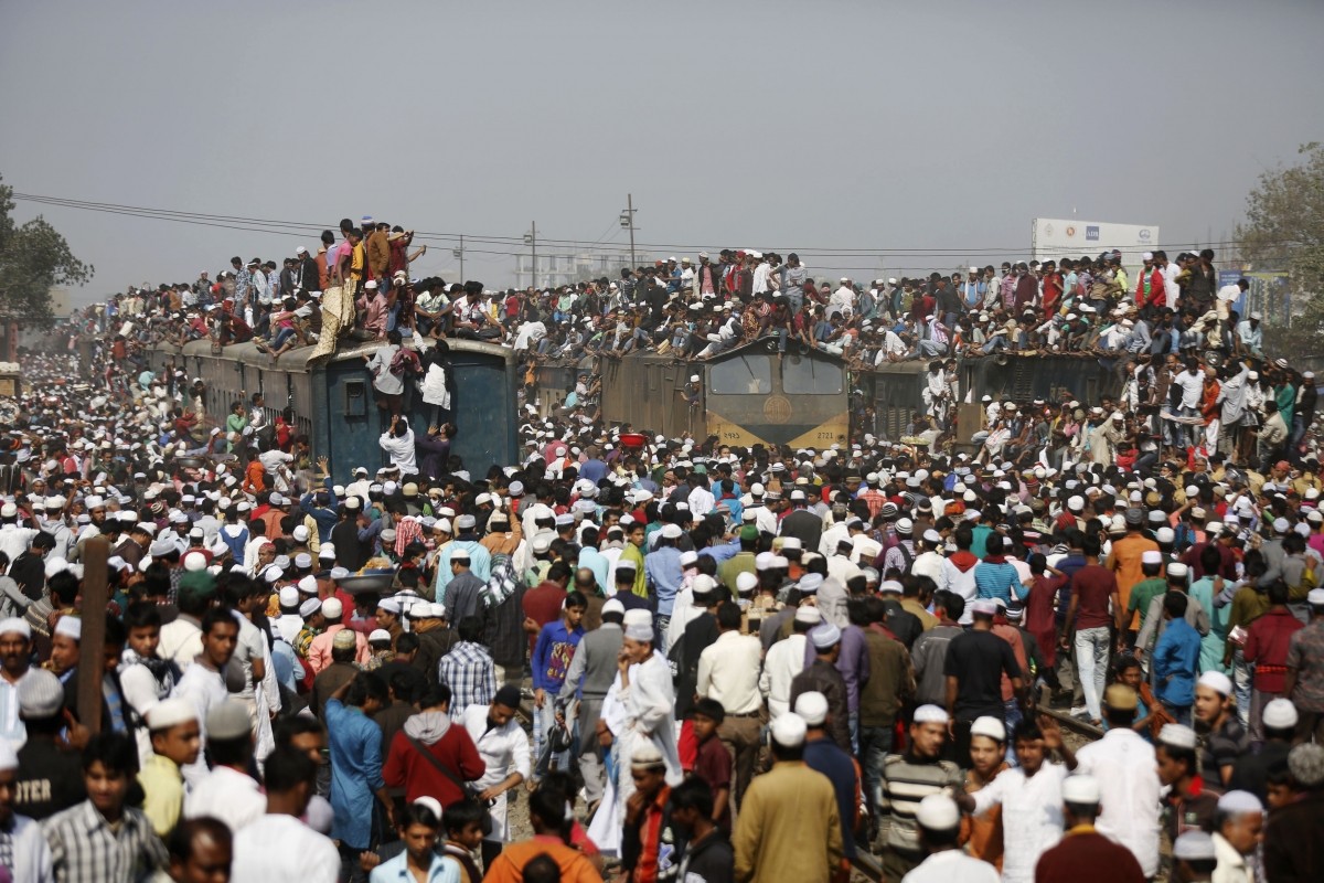 население свръхнаселеност тълпа индия