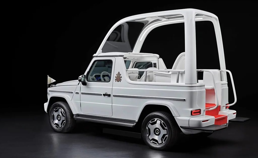 Папата получи първия електрически папамобил от Mercedes-Benz