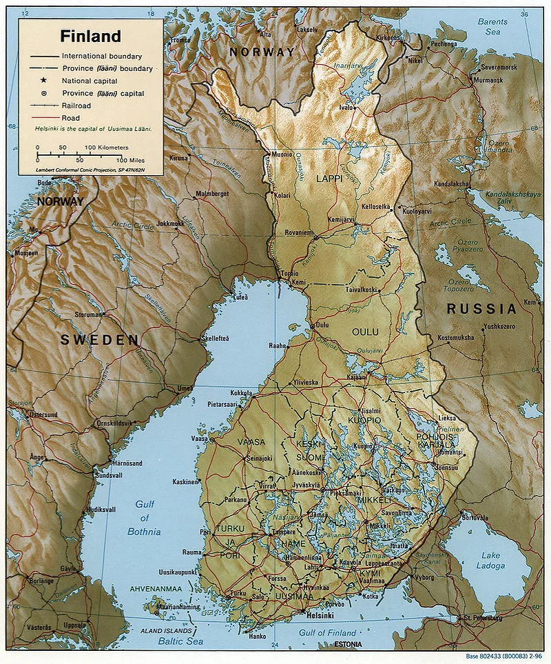 Финландия-Finland_1996_CIA