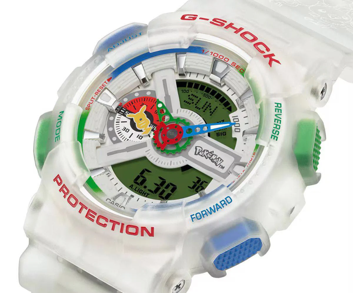 Новият часовник G-Shock x Pokémon на Casio е посветен на първите игри от поредицата