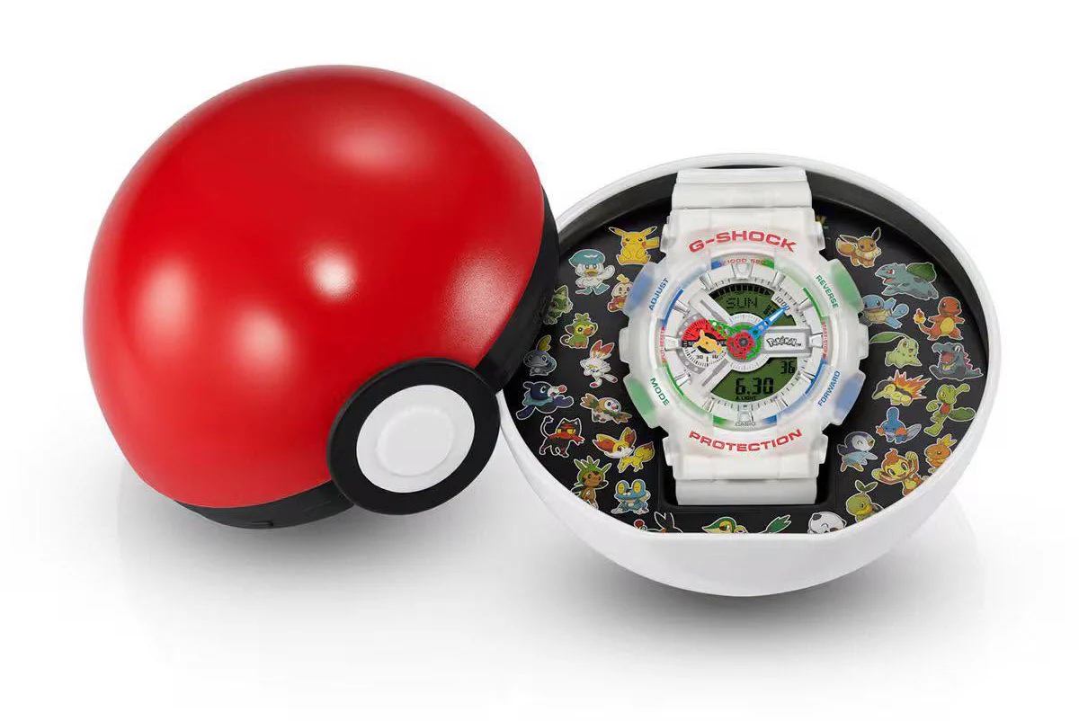 Новият часовник G-Shock x Pokémon на Casio е посветен на първите игри от поредицата