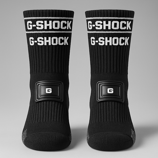 G-Shock навлиза в света на дрехите с чорапи G-Socks