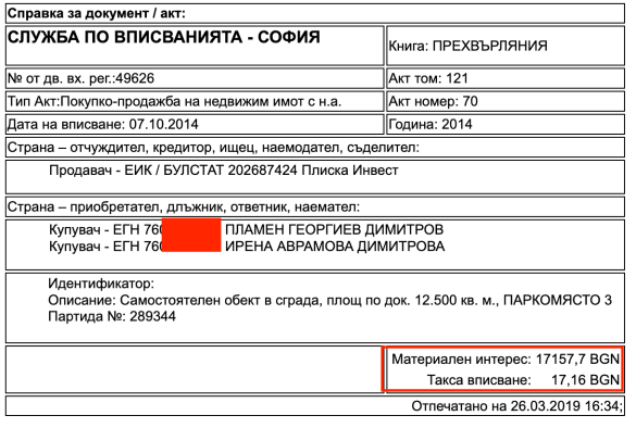 georgiev-2014-garazh Шефът на КПКОНПИ не е декларирал 249 292 лв платени за имоти