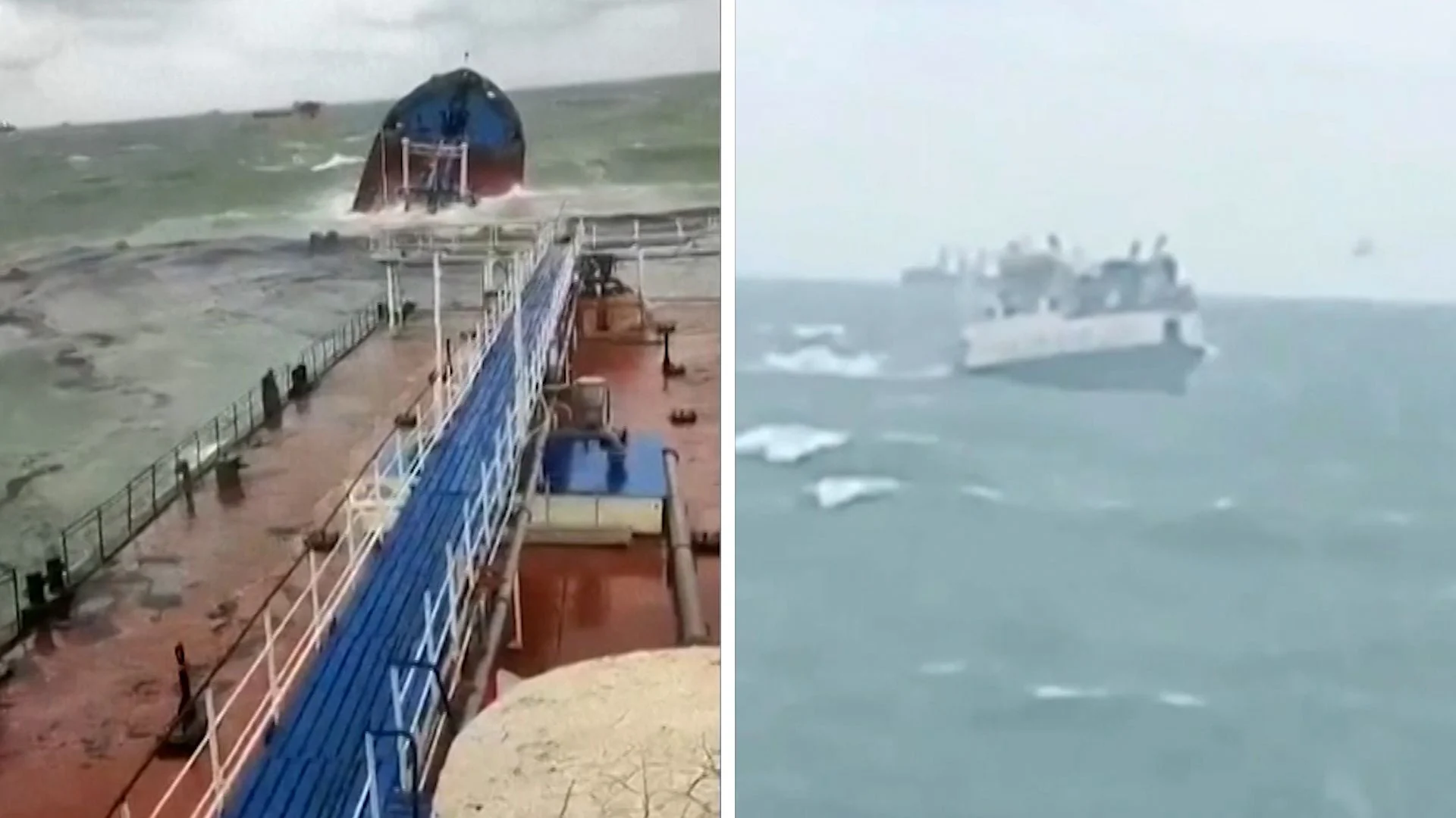 Опасност от петролен разлив в Черно море след иницент с два руски танкера