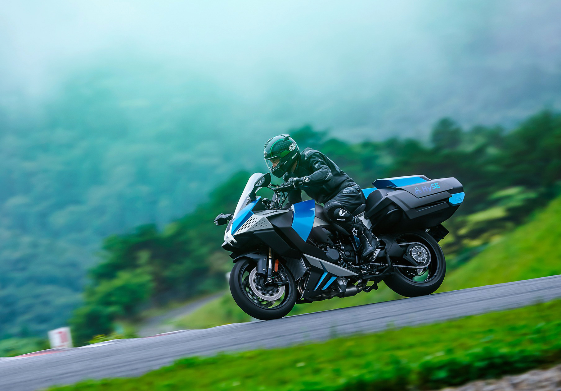 Kawasaki създаде мотор Ninja H2 HySE с водородна технология на задвижване