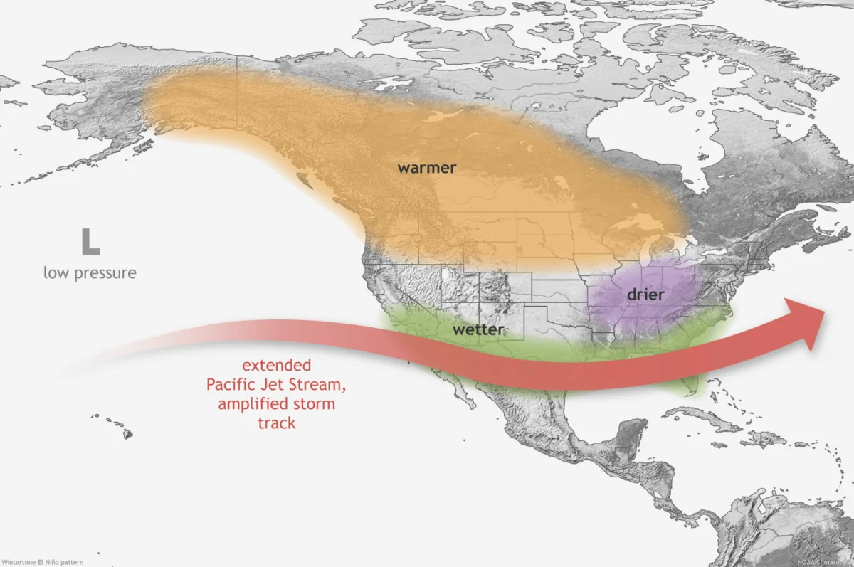 Ел Ниньо вече е факт и носи риск от екстремно време 1 graphic 062026 jetstream el nino impacts in winter noaa credit