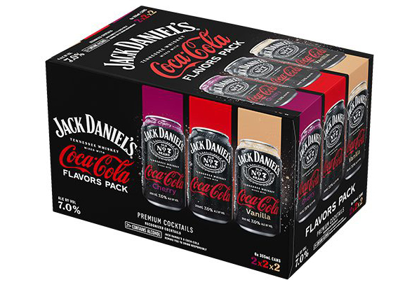  Jack Daniel’s и Coca-Cola пускат нов RTD пакет с три неповторими усета в Съединени американски щати 
