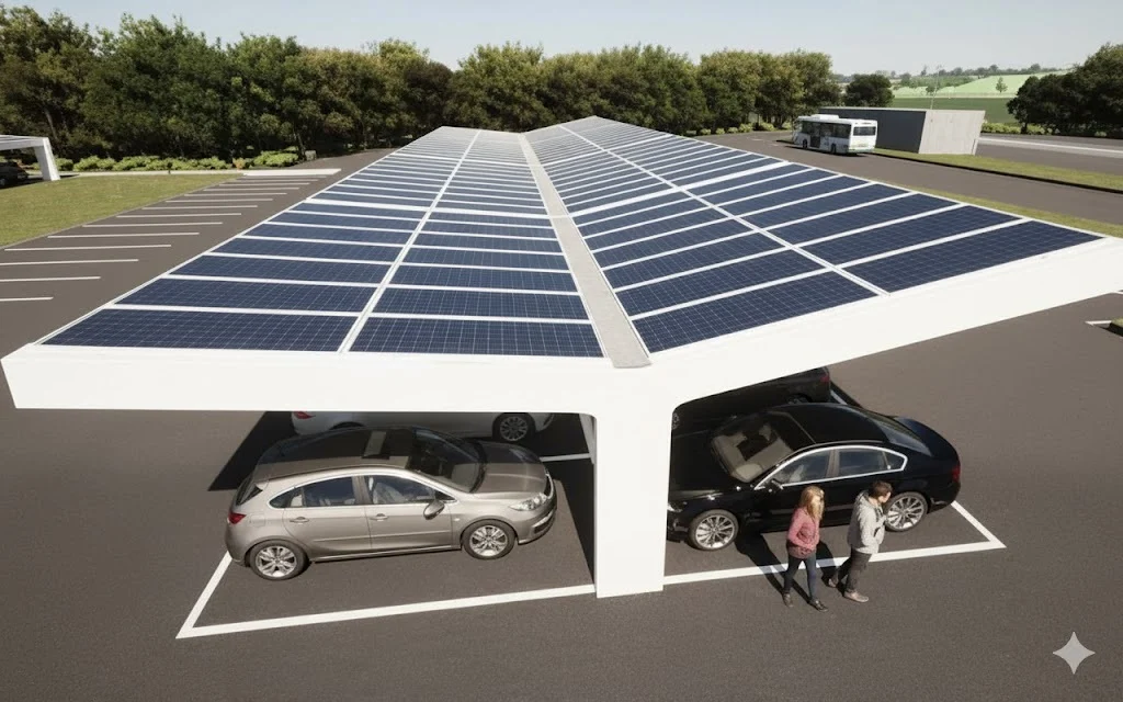 Южна Корея превръща със закон паркингите с над 80 места в соларни електроцентрали