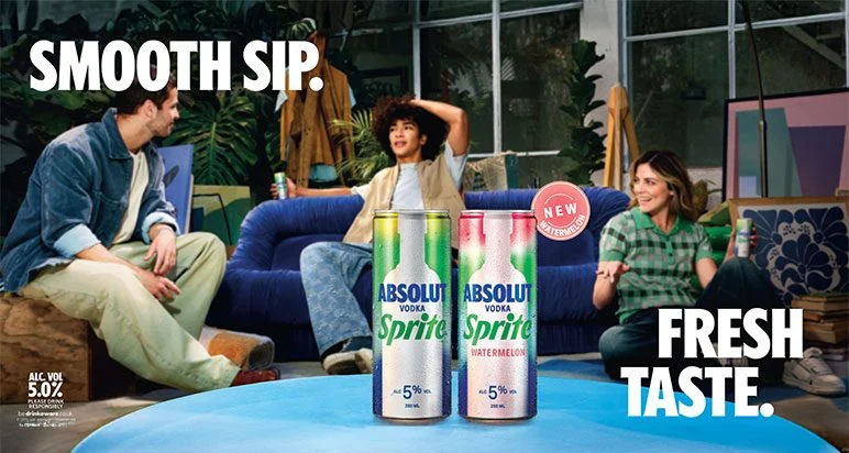 Absolut Vodka & Sprite представят RTD напитка с вкус на диня за лятото