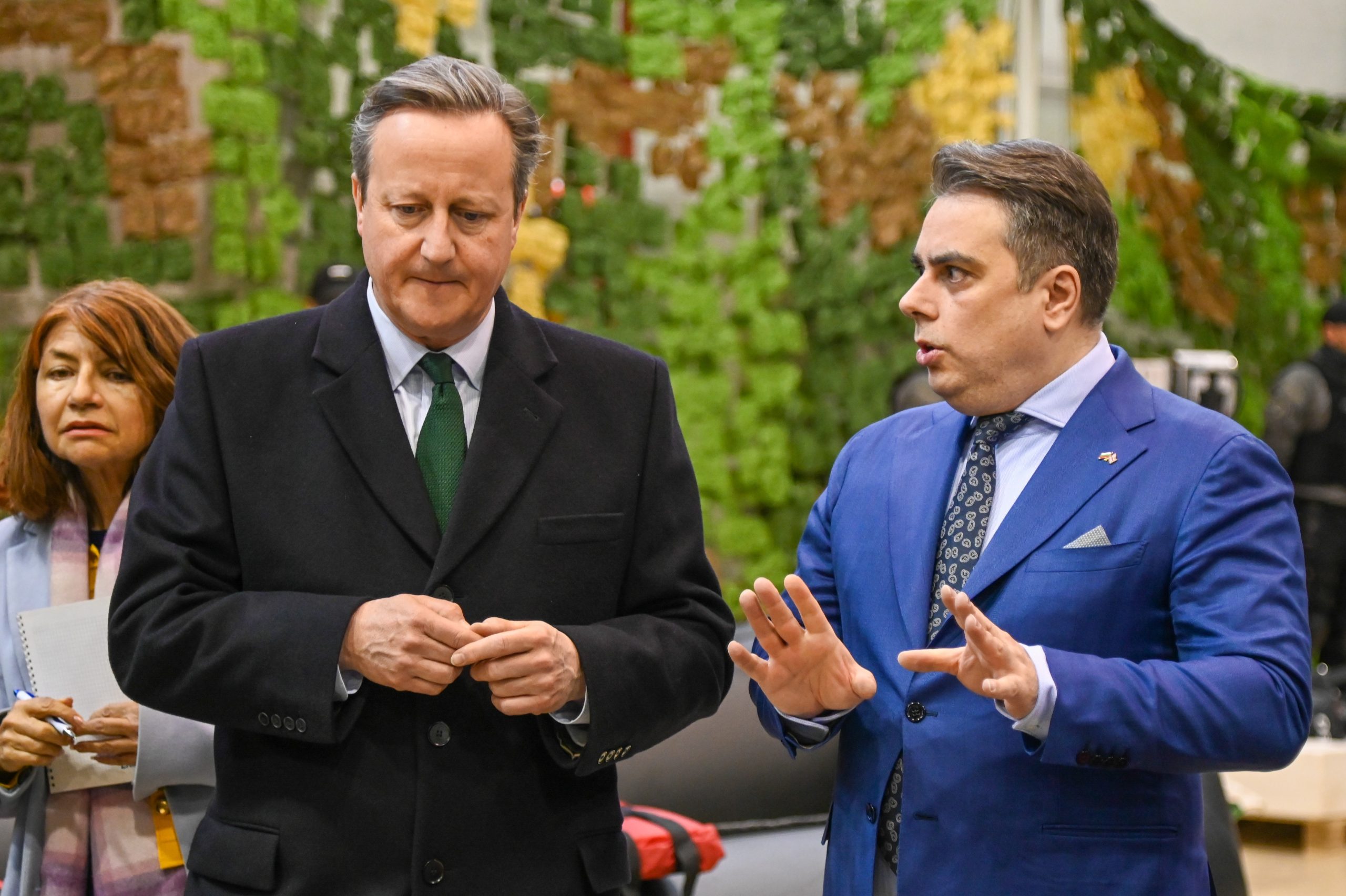 Министър Асен Василев и министърът на външните работи на Великобритания лорд Дейвид Камерън