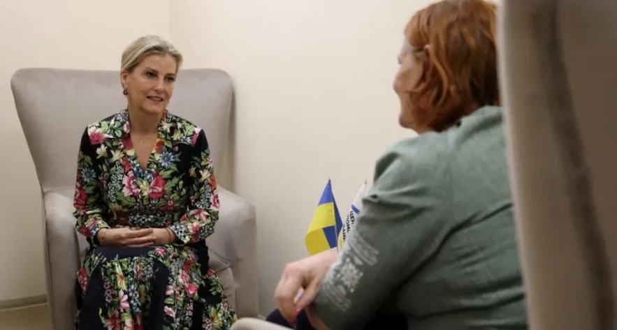 Херцогиня Софи е първата кралска особа, посетила Украйна, след началото на войната