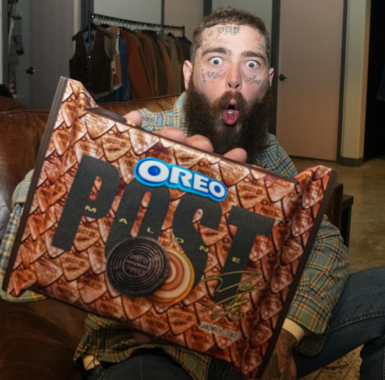 Oreo пуска нова бисквитка в сътрудничество с певеца Post Malone
