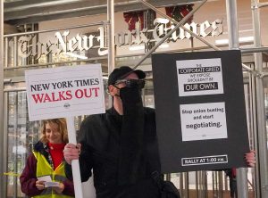 Технологичният екип на The New York Times обяви стачка преди изборите