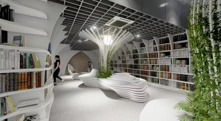 Компютърно генерирано изображение на Метротека.