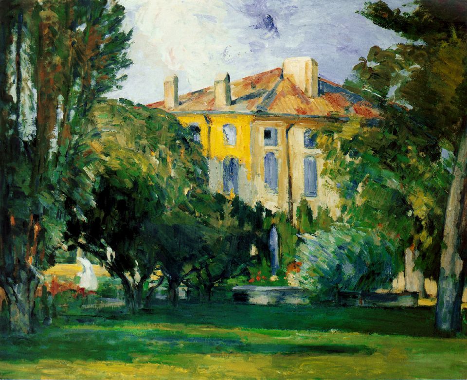la maison du jas de bouffan 1876 78 huile sur toile 59 x 71 cm collection particuliere