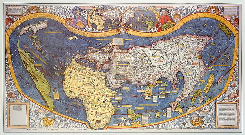 martin waldseemuller hand numbered limited edition print on paper universalis cosmographia secundum ptholomei traditionem 1507 30