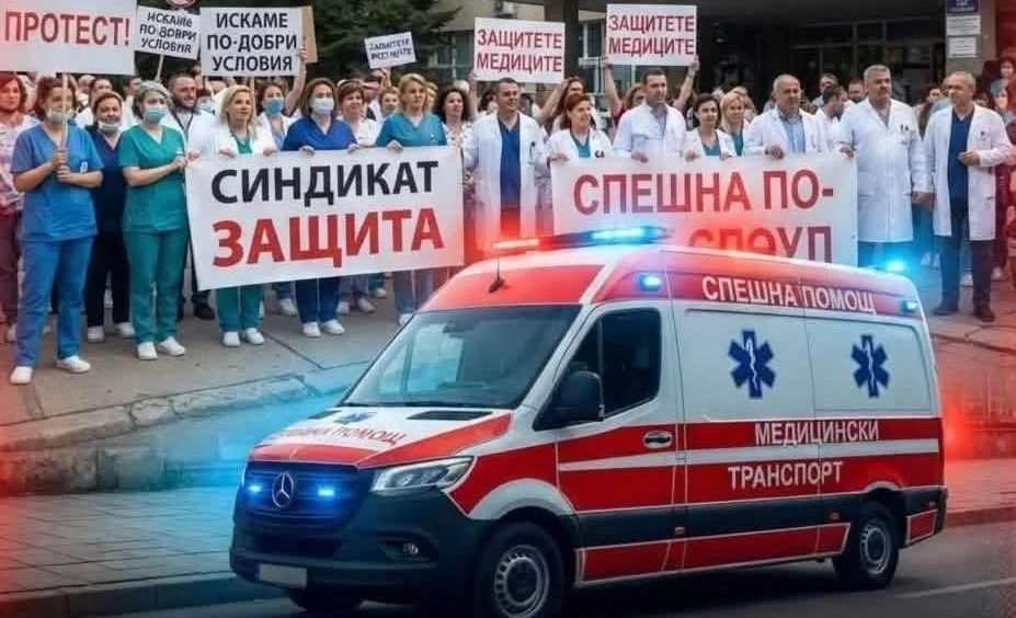 Медици от Бърза помощ в Шумен искат по-високи заплати, напомнят, че и те са под знака на 112 5 бърза помощ