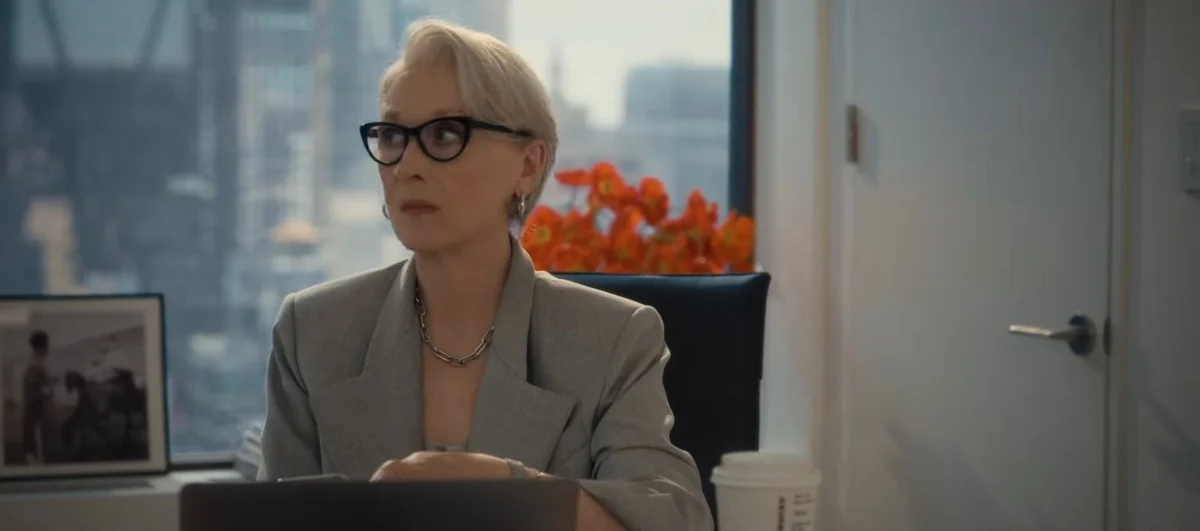 Мерил Стрийп в ролята на Миранда Пристли.