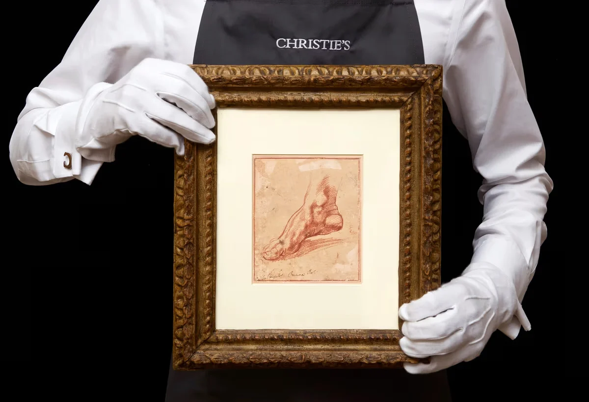 Новооткрита рисунка на Микеланджело за тавана на Сикстинската капела ще