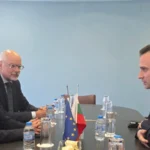министър енергетика Жечо Станков старши изпълнителен вицепрезидент на Фраматом Катрин Корнан